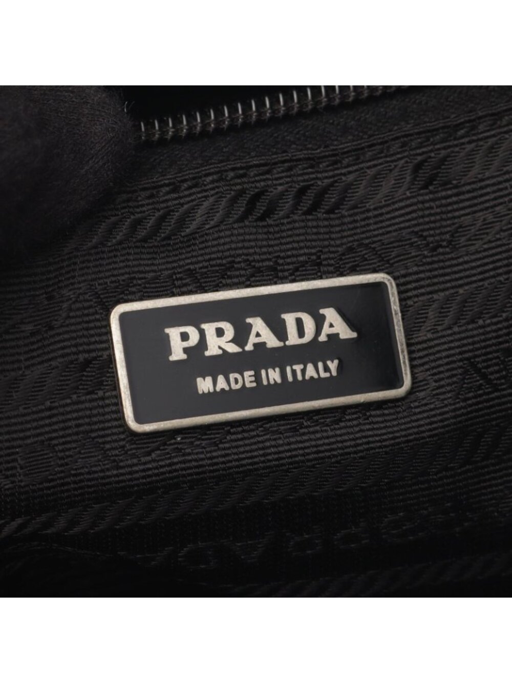 Prada Shoulder Bag Viaggio Black Nylon Saffiano Leather Triangle Logo Messenger - Picture 4 of 13